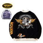 VANSON バンソン スカジャン TOM＆JERRY "別珍×レーヨン リバーシブルスカジャン" TJV-2612