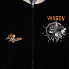 VANSON バンソン スカジャン TOM＆JERRY "別珍×レーヨン リバーシブルスカジャン" TJV-2612
