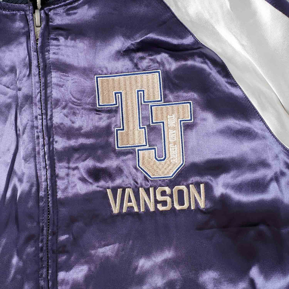 VANSON バンソン スカジャン TOM＆JERRY "別珍×レーヨン リバーシブルスカジャン" TJV-2612