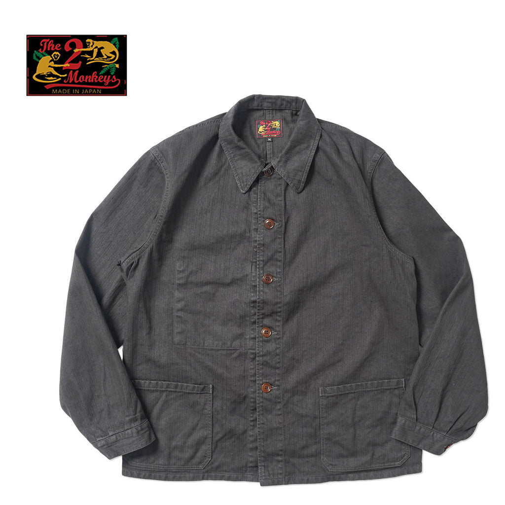 The 2 Monkeys ザ ツーモンキーズ カバーオール ジャケット “Linen / Cotton Chore Jacket” TM23420