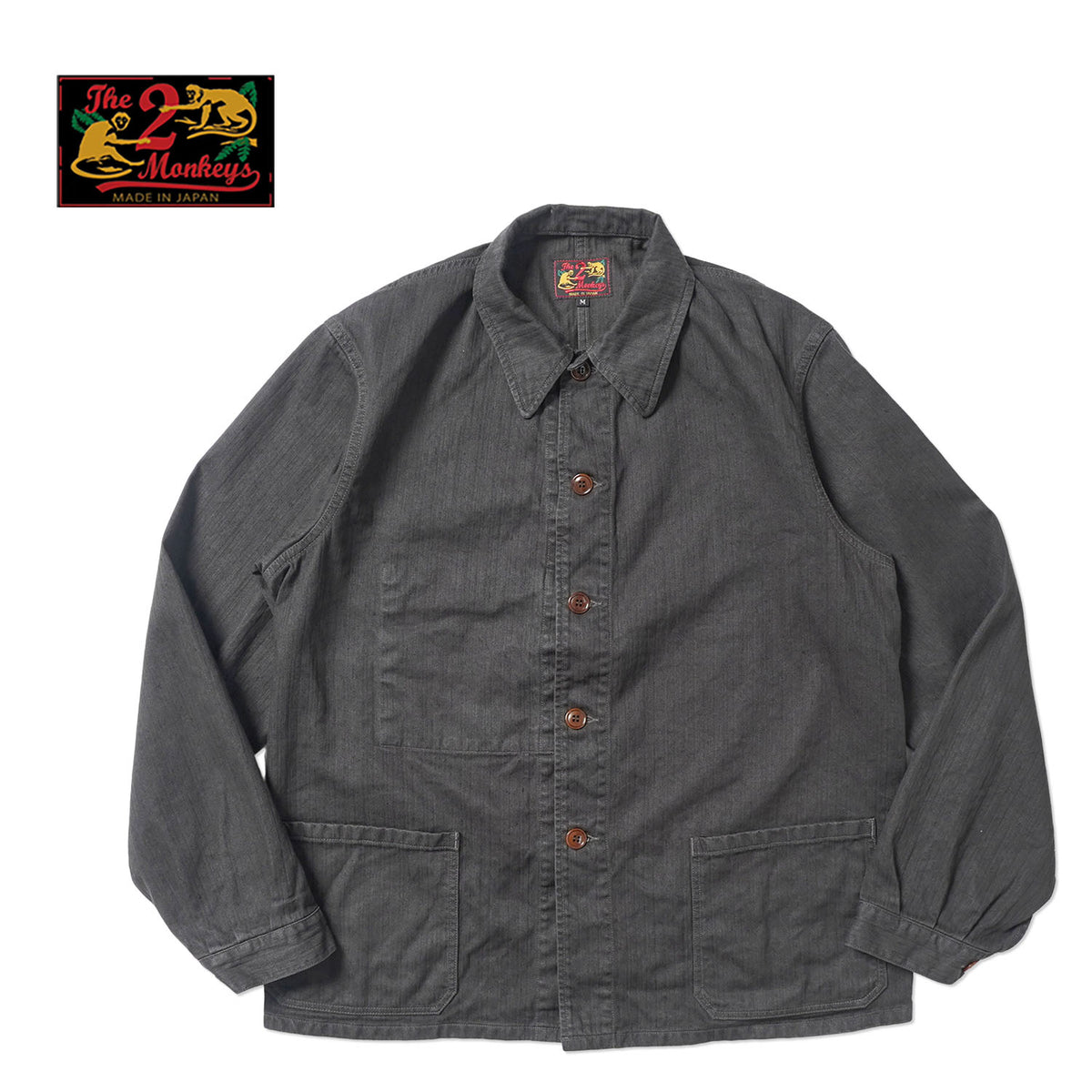 The 2 Monkeys ザ ツーモンキーズ カバーオール ジャケット “Linen / Cotton Chore Jacket” TM23420