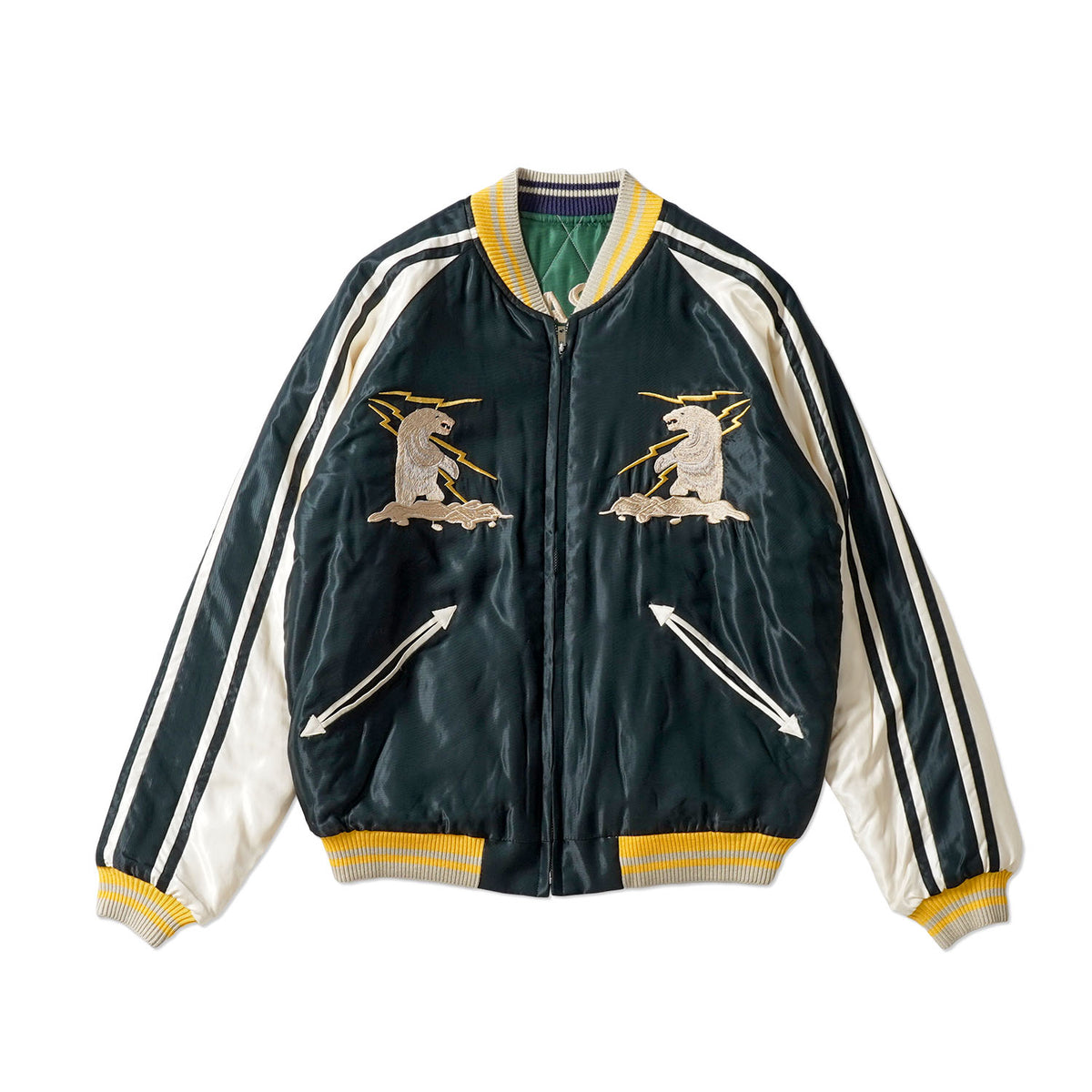 TAILOR TOYO テーラー東洋 スカジャン Late 1950s Style Acetate Quilted Souvenir Jacket “MOOSE” × “ALASKAN EAGLE” TT15973-119