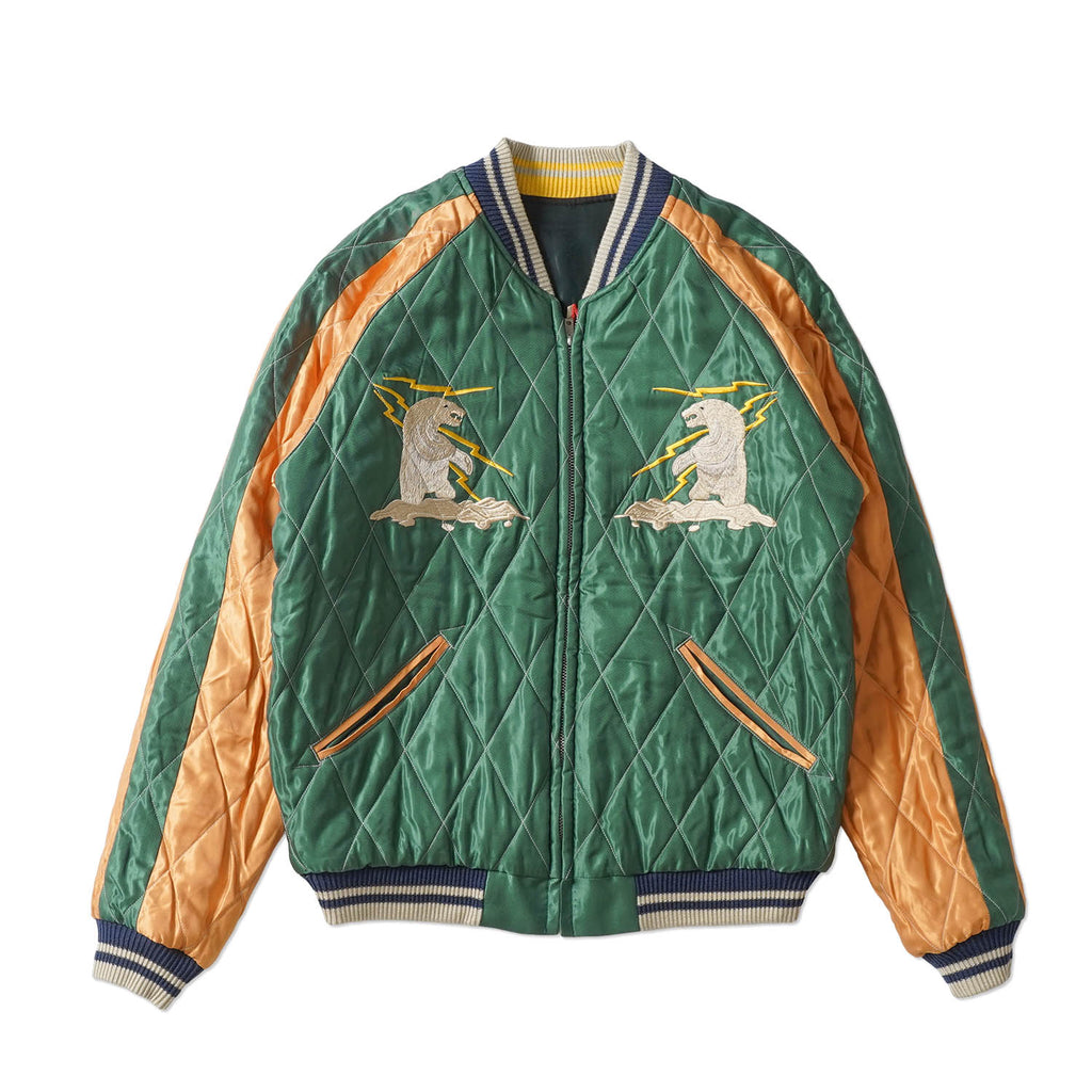 TAILOR TOYO テーラー東洋 スカジャン Late 1950s Style Acetate Quilted Souvenir Jacket “MOOSE” × “ALASKAN EAGLE” TT15973-119