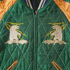 TAILOR TOYO テーラー東洋 スカジャン Late 1950s Style Acetate Quilted Souvenir Jacket “MOOSE” × “ALASKAN EAGLE” TT15973-119