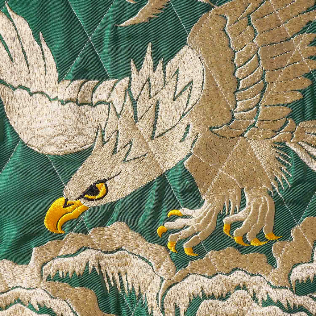 TAILOR TOYO テーラー東洋 スカジャン Late 1950s Style Acetate Quilted Souvenir Jacket “MOOSE” × “ALASKAN EAGLE” TT15973-119