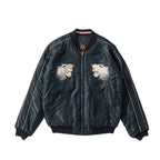 TAILOR TOYO テーラー東洋 スカジャン Mid 1950s Style Acetate Quilted Souvenir Jacket “WHITE TIGER” × “DUELLING DRAGONS” TT15973-219