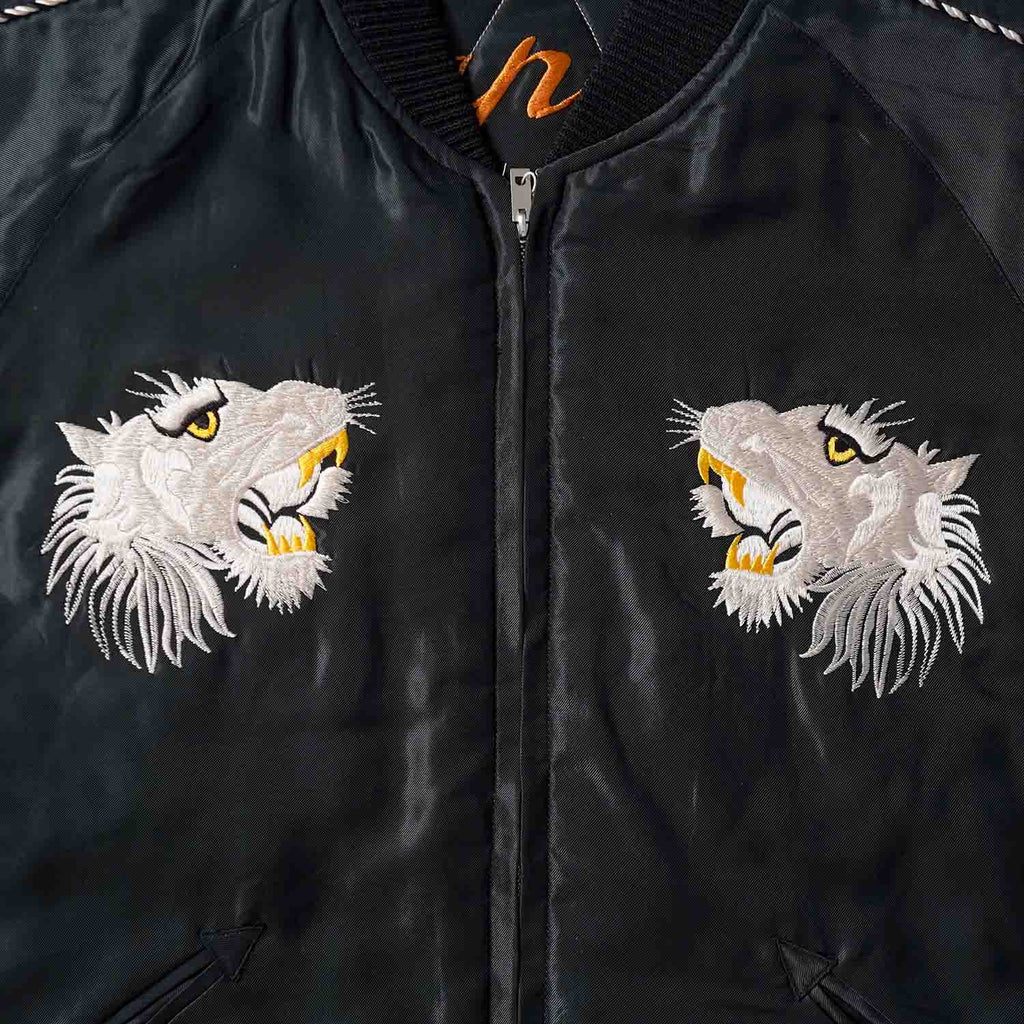 TAILOR TOYO テーラー東洋 スカジャン Mid 1950s Style Acetate Quilted Souvenir Jacket “WHITE TIGER” × “DUELLING DRAGONS” TT15973-219