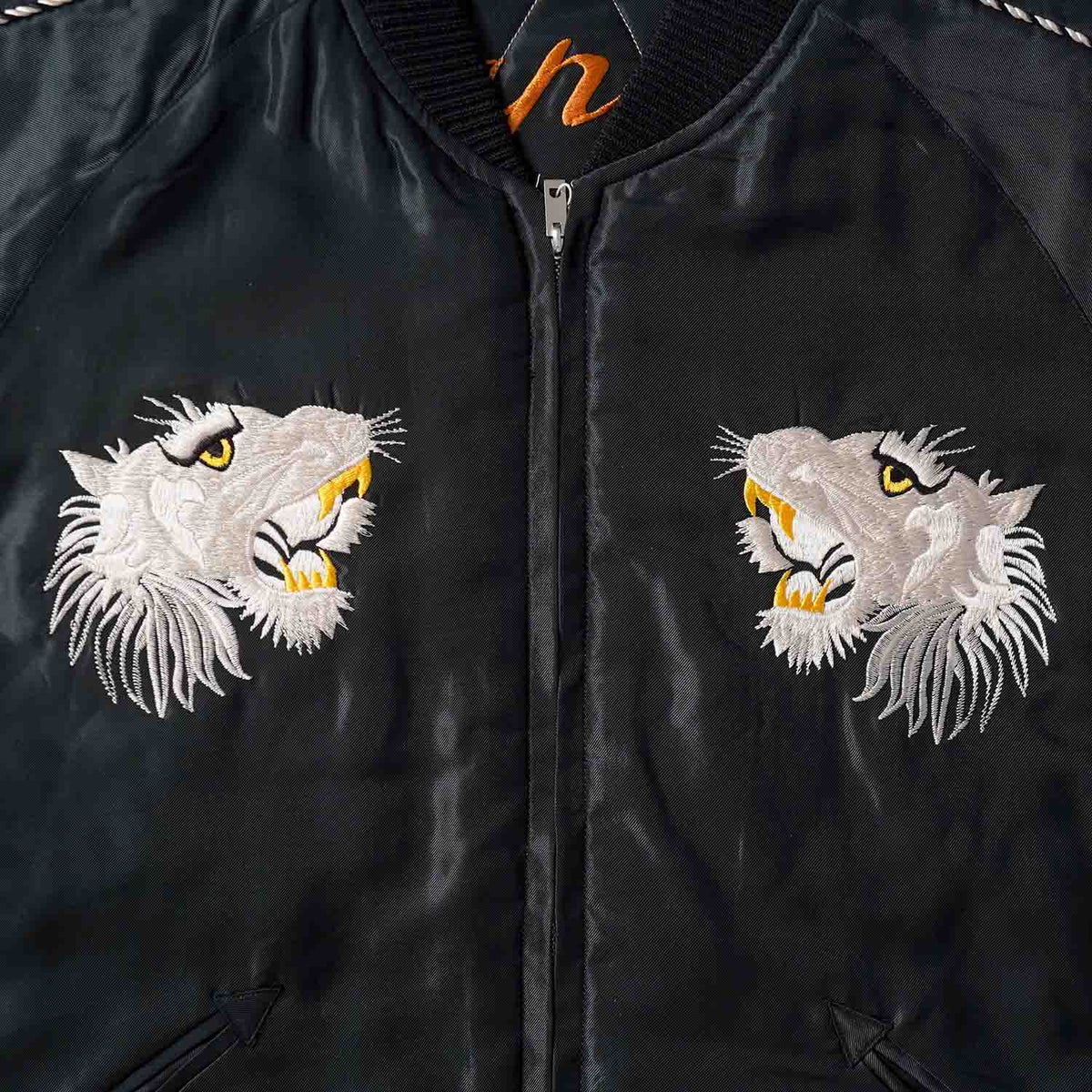 TAILOR TOYO テーラー東洋 スカジャン Mid 1950s Style Acetate Quilted Souvenir Jacket “WHITE TIGER” × “DUELLING DRAGONS” TT15973-219