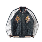 TAILOR TOYO テーラー東洋 スカジャン Mid 1950s Style Acetate Quilted Souvenir Jacket “WHITE TIGER” × “DUELLING DRAGONS” TT15973-219