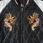 TAILOR TOYO テーラー東洋 スカジャン Mid 1950s Style Acetate Quilted Souvenir Jacket “WHITE TIGER” × “DUELLING DRAGONS” TT15973-219