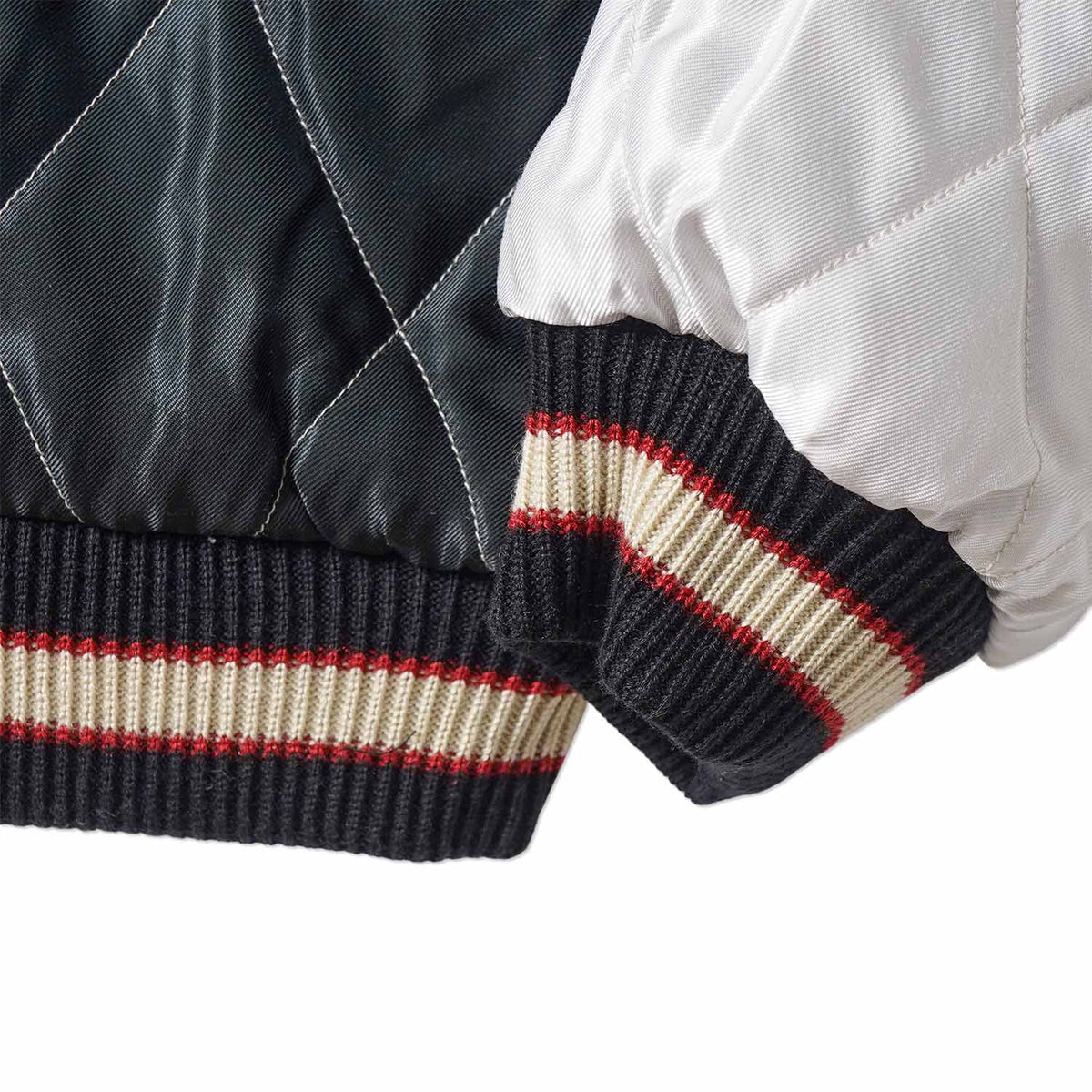 TAILOR TOYO テーラー東洋 スカジャン Mid 1950s Style Acetate Quilted Souvenir Jacket “WHITE TIGER” × “DUELLING DRAGONS” TT15973-219