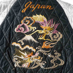 TAILOR TOYO テーラー東洋 スカジャン Mid 1950s Style Acetate Quilted Souvenir Jacket “WHITE TIGER” × “DUELLING DRAGONS” TT15973-219