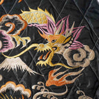 TAILOR TOYO テーラー東洋 スカジャン Mid 1950s Style Acetate Quilted Souvenir Jacket “WHITE TIGER” × “DUELLING DRAGONS” TT15973-219