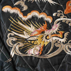 TAILOR TOYO テーラー東洋 スカジャン Mid 1950s Style Acetate Quilted Souvenir Jacket “WHITE TIGER” × “DUELLING DRAGONS” TT15973-219