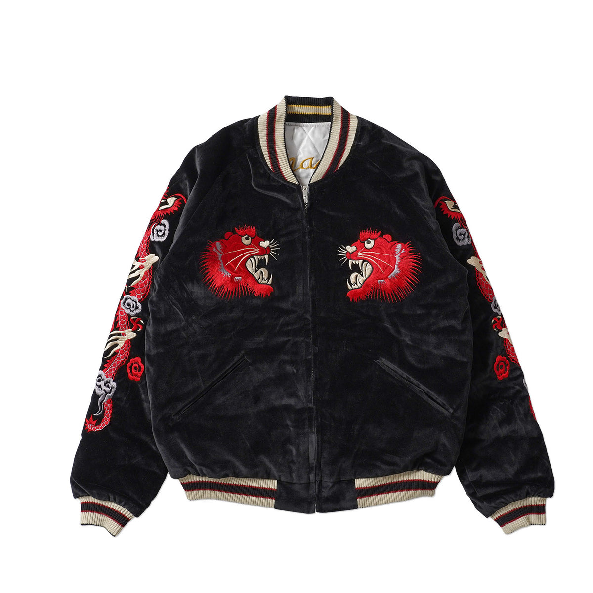 TAILOR TOYO テーラー東洋 スカジャン Mid 1950s Style Velveteen Souvenir Jacket “RED TIGER” × “LANDSCAPE” TT15974-119