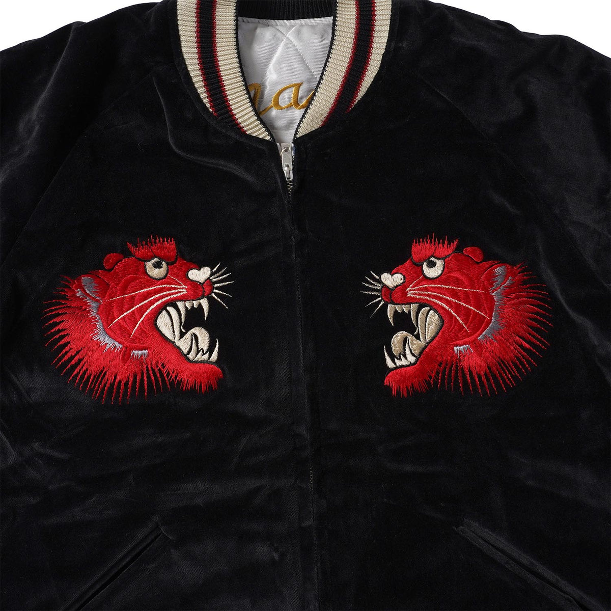 TAILOR TOYO テーラー東洋 スカジャン Mid 1950s Style Velveteen Souvenir Jacket “RED TIGER” × “LANDSCAPE” TT15974-119
