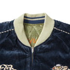 TAILOR TOYO テーラー東洋 スカジャン Mid 1950s Style Velveteen Souvenir Jacket “WHITE DRAGON” × “JAPAN MAP” TT15974-128