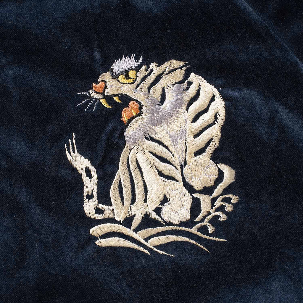 TAILOR TOYO テーラー東洋 スカジャン Mid 1950s Style Velveteen Souvenir Jacket “WHITE DRAGON” × “JAPAN MAP” TT15974-128
