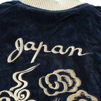 TAILOR TOYO テーラー東洋 スカジャン Mid 1950s Style Velveteen Souvenir Jacket “WHITE DRAGON” × “JAPAN MAP” TT15974-128