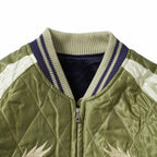TAILOR TOYO テーラー東洋 スカジャン Mid 1950s Style Velveteen Souvenir Jacket “WHITE DRAGON” × “JAPAN MAP” TT15974-128