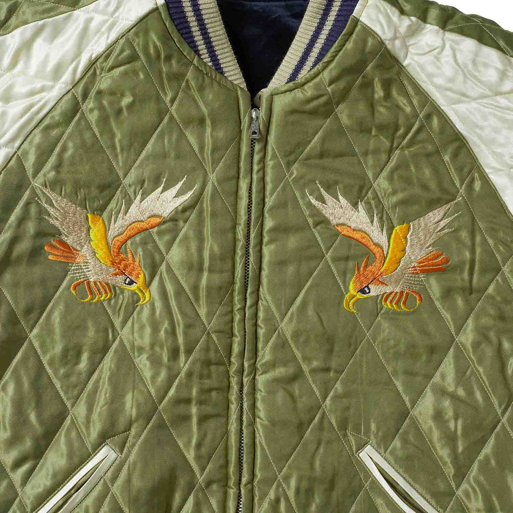 TAILOR TOYO テーラー東洋 スカジャン Mid 1950s Style Velveteen Souvenir Jacket “WHITE DRAGON” × “JAPAN MAP” TT15974-128