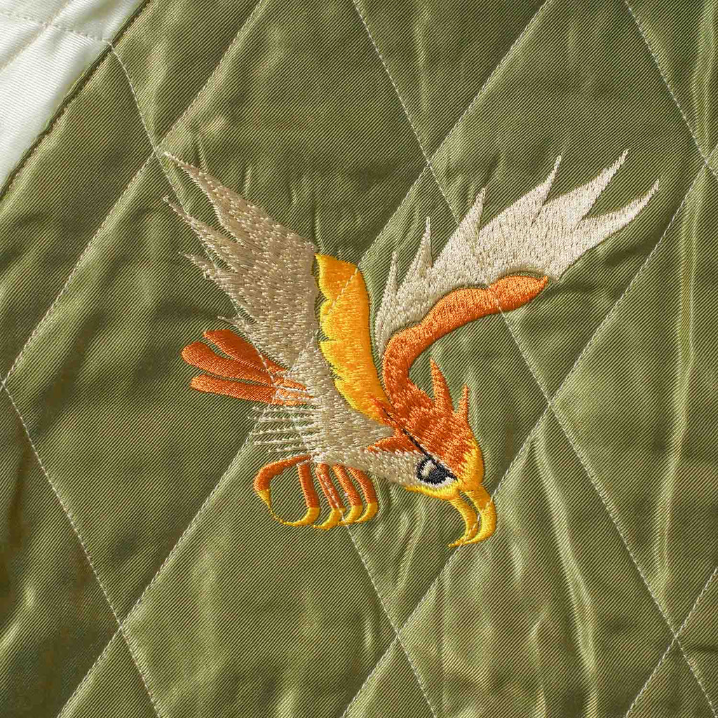 TAILOR TOYO テーラー東洋 スカジャン Mid 1950s Style Velveteen Souvenir Jacket “WHITE DRAGON” × “JAPAN MAP” TT15974-128