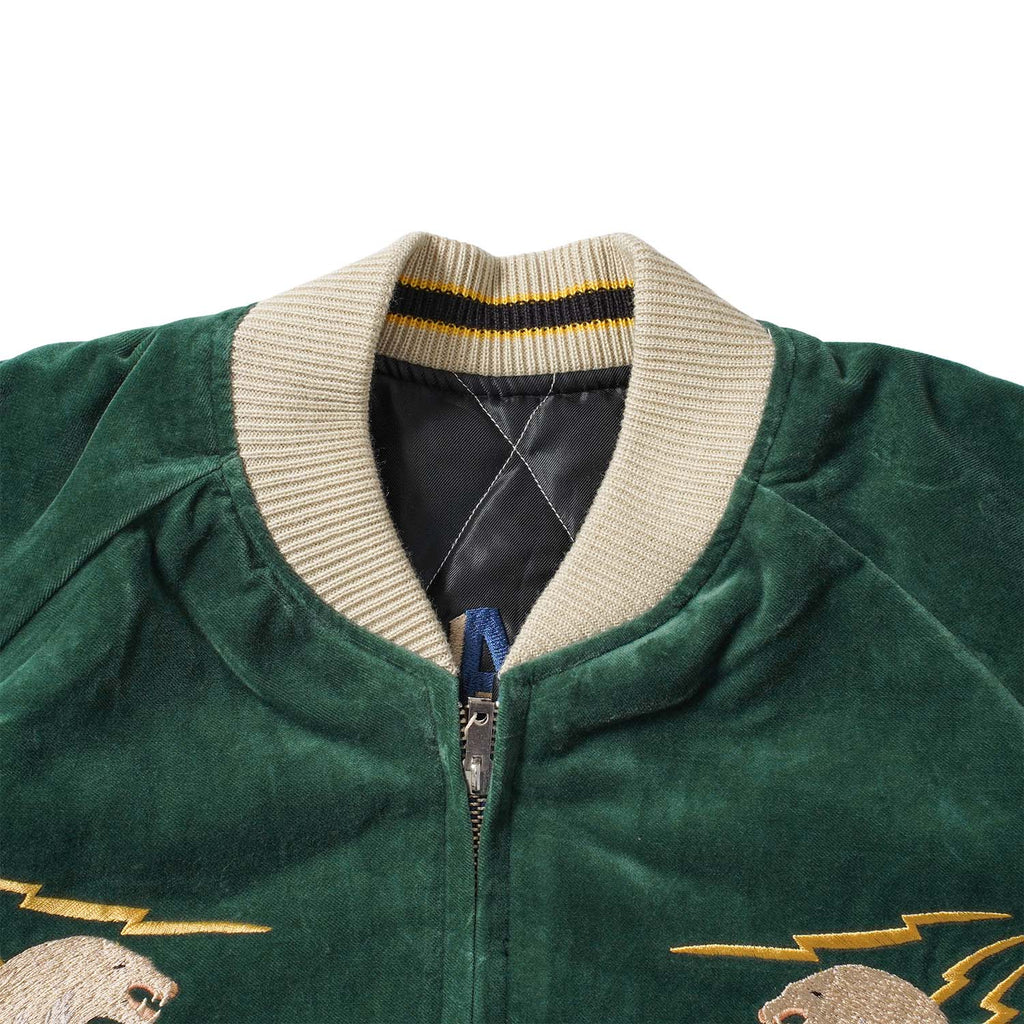 TAILOR TOYO テーラー東洋 スカジャン Late 1950s Style Velveteen Souvenir Jacket “POLAR BEAR” × “ALASKA MAP” TT15974-145