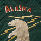 TAILOR TOYO テーラー東洋 スカジャン Late 1950s Style Velveteen Souvenir Jacket “POLAR BEAR” × “ALASKA MAP” TT15974-145