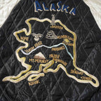 TAILOR TOYO テーラー東洋 スカジャン Late 1950s Style Velveteen Souvenir Jacket “POLAR BEAR” × “ALASKA MAP” TT15974-145