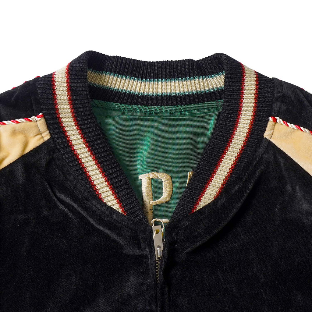 TAILOR TOYO テーラー東洋 スカジャン Mid 1950s Style Velveteen (Two-tone) × Acetate Souvenir Jacket “WHITE TIGER” × “GOLD DRAGON” “EAGLE” × “ROARING TIGER” TT15975-119