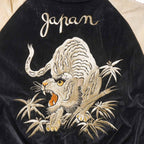 TAILOR TOYO テーラー東洋 スカジャン Mid 1950s Style Velveteen (Two-tone) × Acetate Souvenir Jacket “WHITE TIGER” × “GOLD DRAGON” “EAGLE” × “ROARING TIGER” TT15975-119