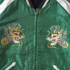 TAILOR TOYO テーラー東洋 スカジャン Mid 1950s Style Velveteen (Two-tone) × Acetate Souvenir Jacket “WHITE TIGER” × “GOLD DRAGON” “EAGLE” × “ROARING TIGER” TT15975-119