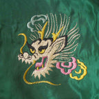 TAILOR TOYO テーラー東洋 スカジャン Mid 1950s Style Velveteen (Two-tone) × Acetate Souvenir Jacket “WHITE TIGER” × “GOLD DRAGON” “EAGLE” × “ROARING TIGER” TT15975-119