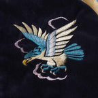 TAILOR TOYO テーラー東洋 スカジャン Mid 1950s Style Velveteen (Two-tone) × Acetate Souvenir Jacket “BLUE EAGLE” × “ROARING TIGER” TT15975-128