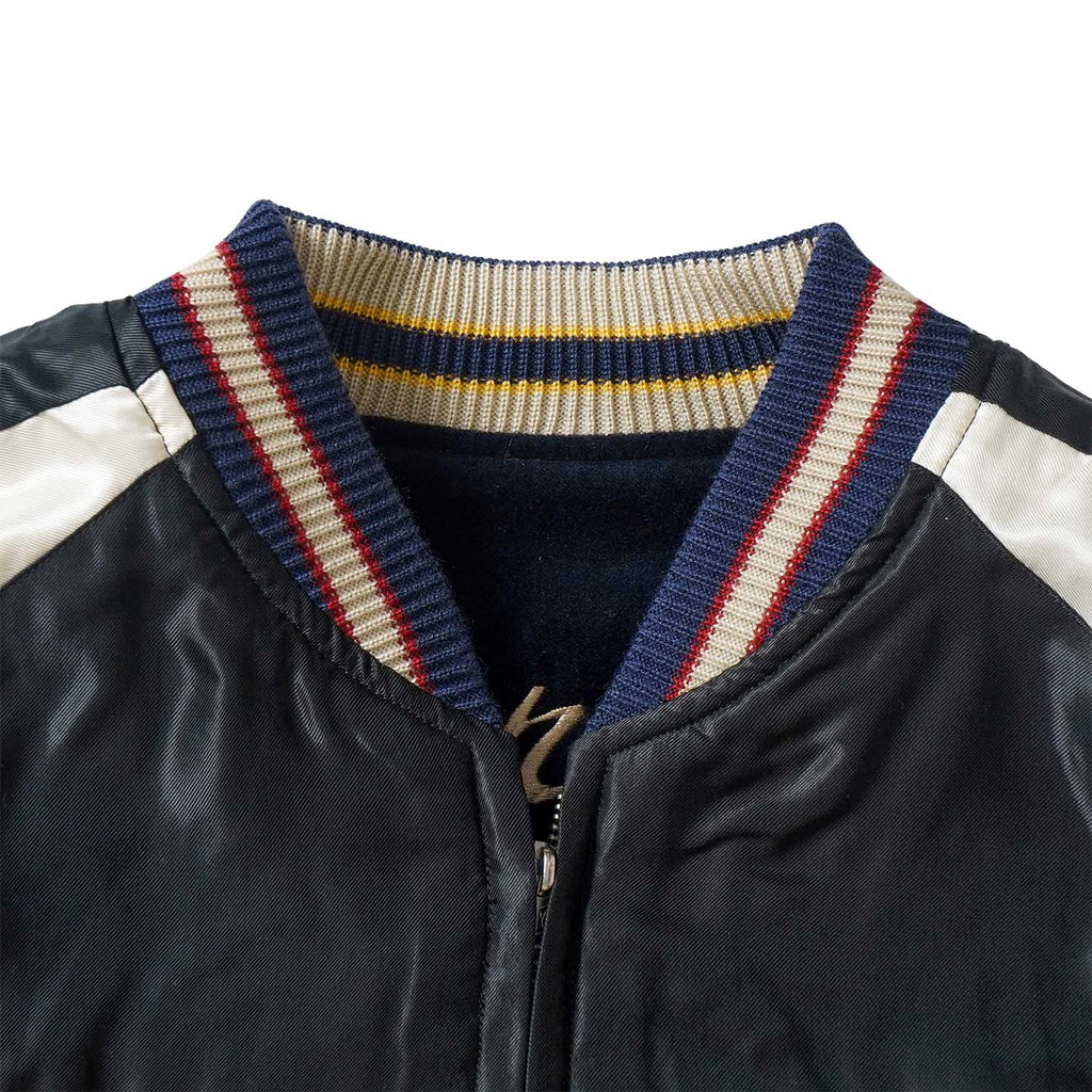TAILOR TOYO テーラー東洋 スカジャン Mid 1950s Style Velveteen (Two-tone) × Acetate Souvenir Jacket “BLUE EAGLE” × “ROARING TIGER” TT15975-128