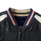 TAILOR TOYO テーラー東洋 スカジャン Mid 1950s Style Velveteen (Two-tone) × Acetate Souvenir Jacket “BLUE EAGLE” × “ROARING TIGER” TT15975-128
