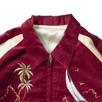 TAILOR TOYO テーラー東洋 スカジャン 港商 Late 1950s Style Velveteen × Acetate Souvenir Jacket “KOSHO & CO.” Special Edition “GUAM ISLANDS” × “SEAHORSE” TT16010