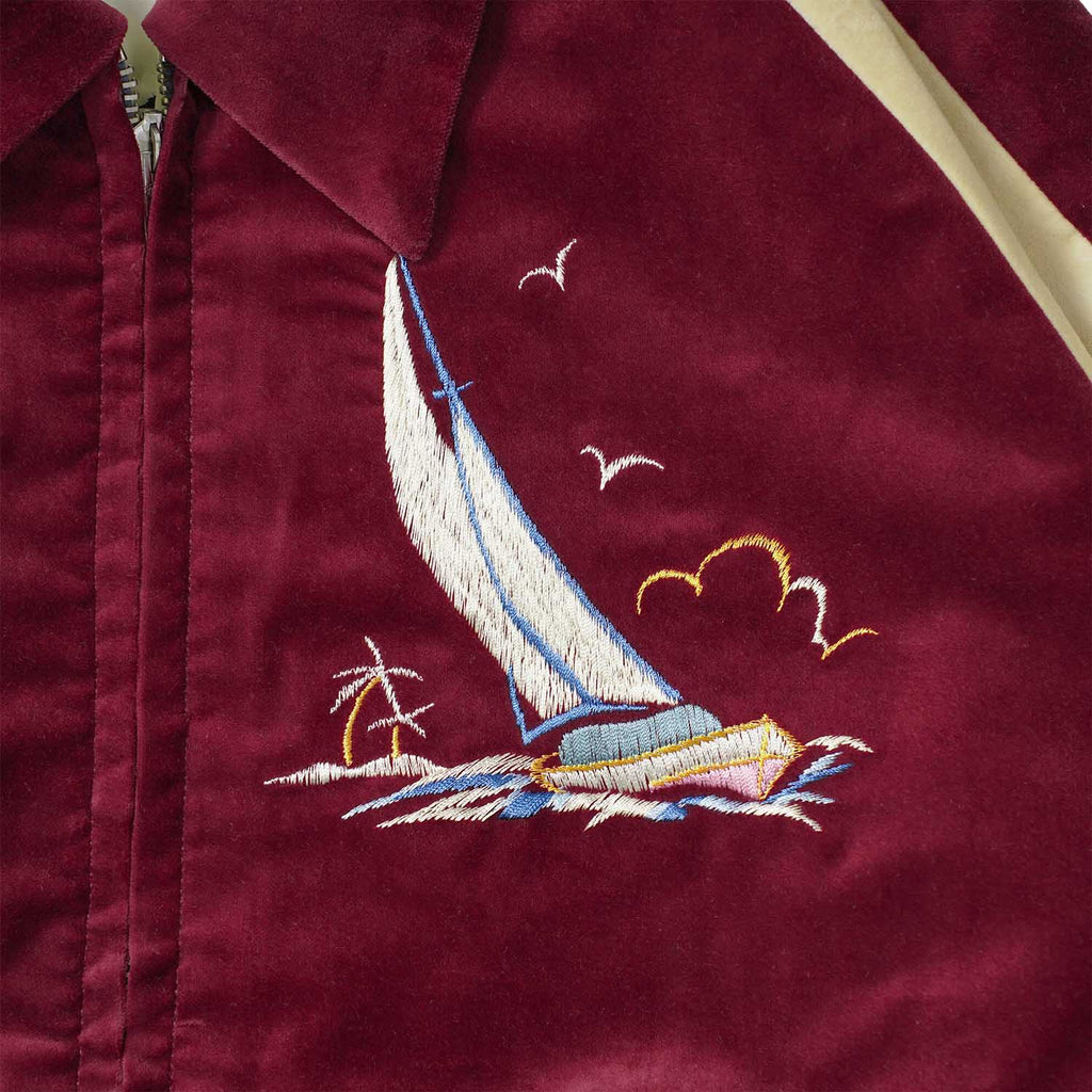 TAILOR TOYO テーラー東洋 スカジャン 港商 Late 1950s Style Velveteen × Acetate Souvenir Jacket “KOSHO & CO.” Special Edition “GUAM ISLANDS” × “SEAHORSE” TT16010