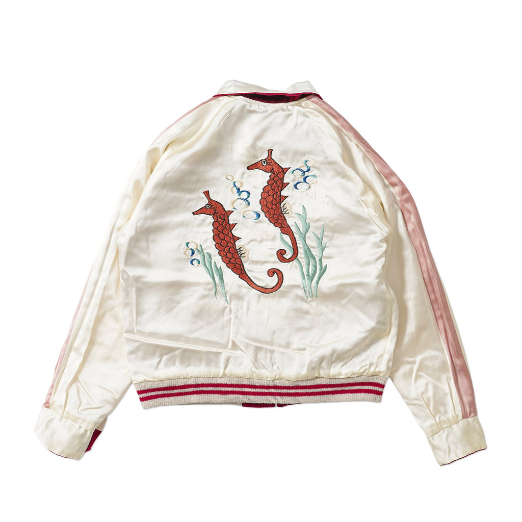 TAILOR TOYO テーラー東洋 スカジャン 港商 Late 1950s Style Velveteen × Acetate Souvenir Jacket “KOSHO & CO.” Special Edition “GUAM ISLANDS” × “SEAHORSE” TT16010