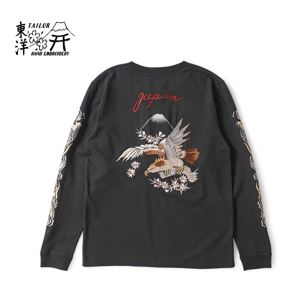 TAILOR TOYO テーラー東洋 長袖 スカTシャツ LONG SLEEVE SUKA T-SHIRT EMBROIDERED “EAGLE” TT69818