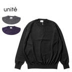 unite ユニテ ニット　セーター "WOOL SILK CREW NECK SWEATER" U-007