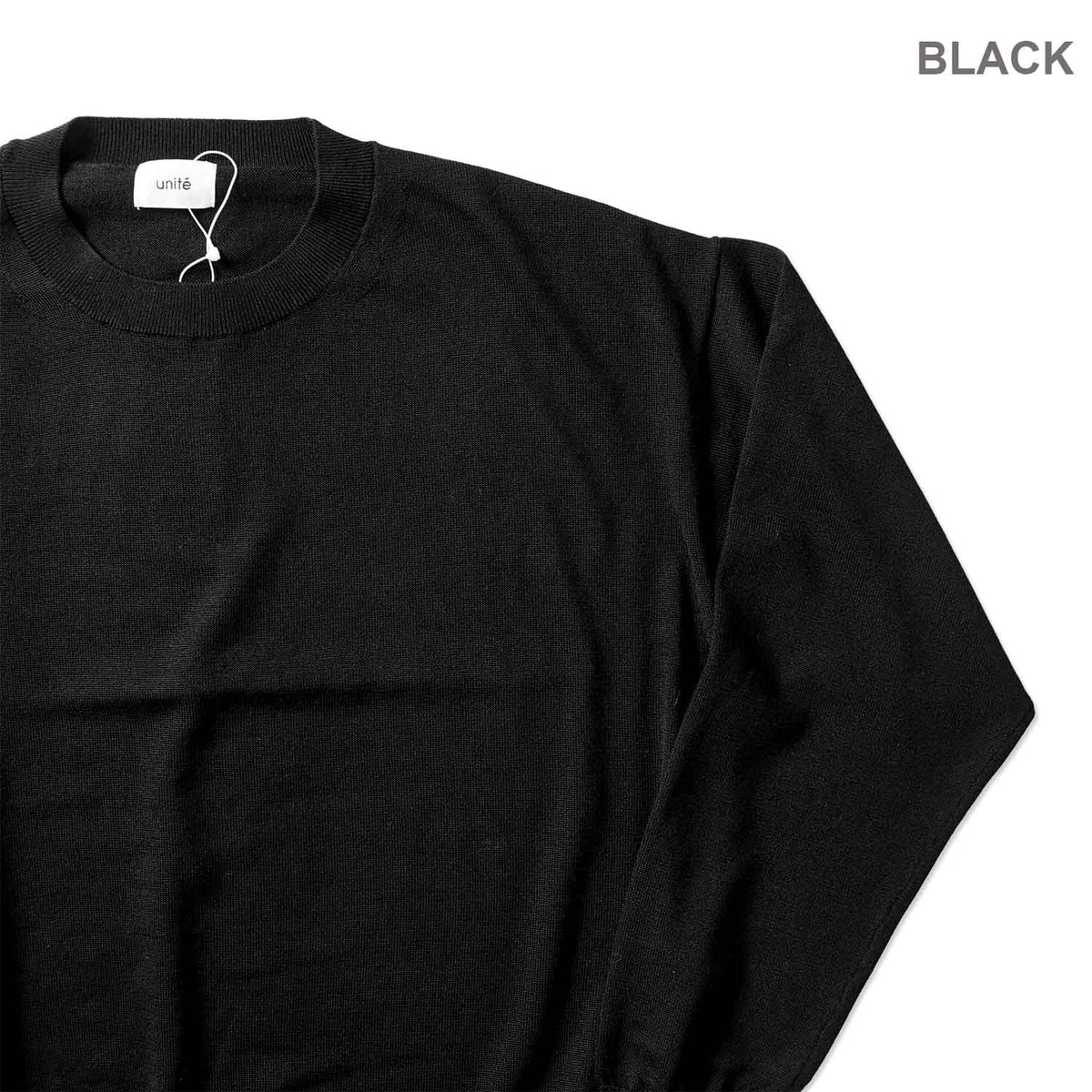 unite ユニテ ニット　セーター "WOOL SILK CREW NECK SWEATER" U-007