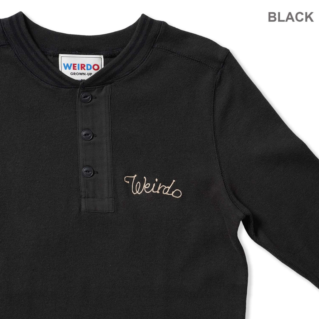 WEIRDO ウィアード 長袖 Tシャツ "RED RATTY - L/S HENRY T-SHIRTS" WRD6316