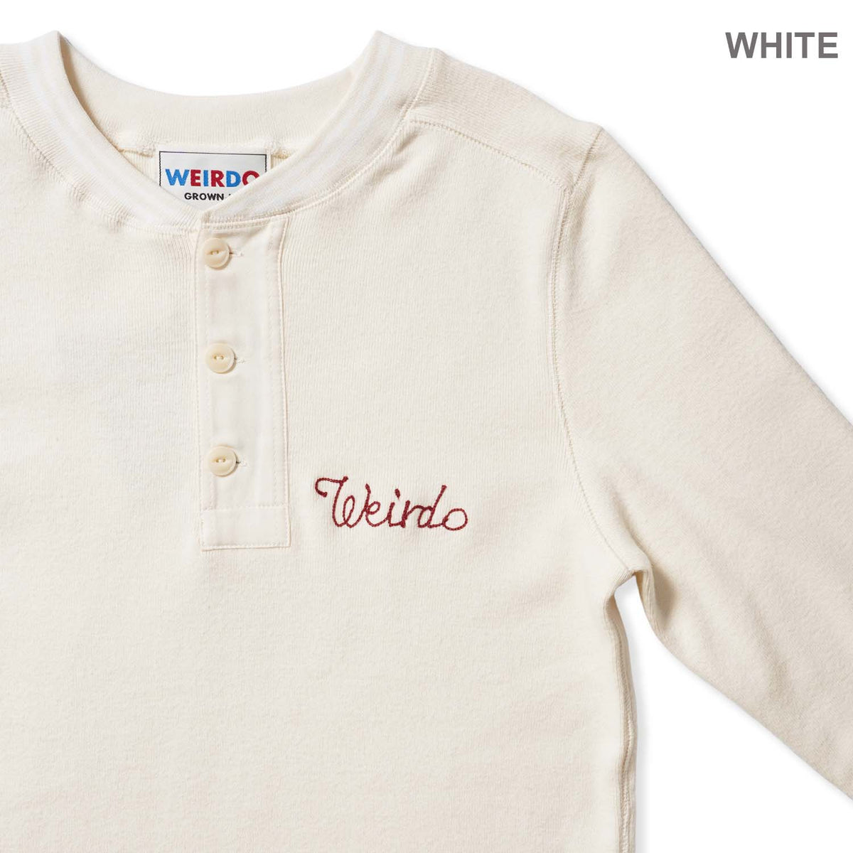 WEIRDO ウィアード 長袖 Tシャツ "RED RATTY - L/S HENRY T-SHIRTS" WRD6316