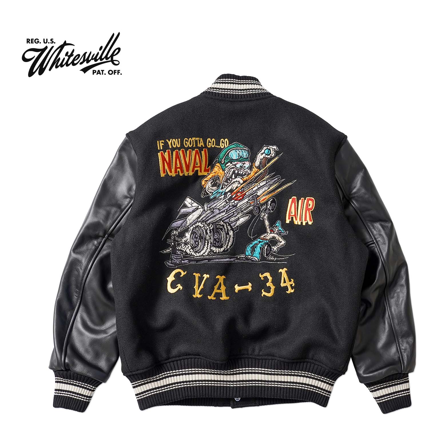 Whitesville ホワイツビル アワードジャケット スタジャン 30oz. WOOL